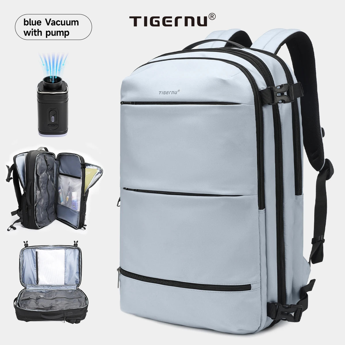Tigernu Vacuum Compression Backpacks Men Travel