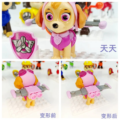 Paw Patrol Action Figure Anime Toy Chase Marshall