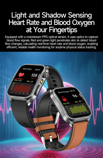 New Laser Treatment Three High Smart Watch Men ECG Heart Rate