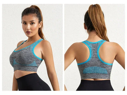 New Sports Bra Women Seamless Gym Jogging Crop Top Yoga Fitness