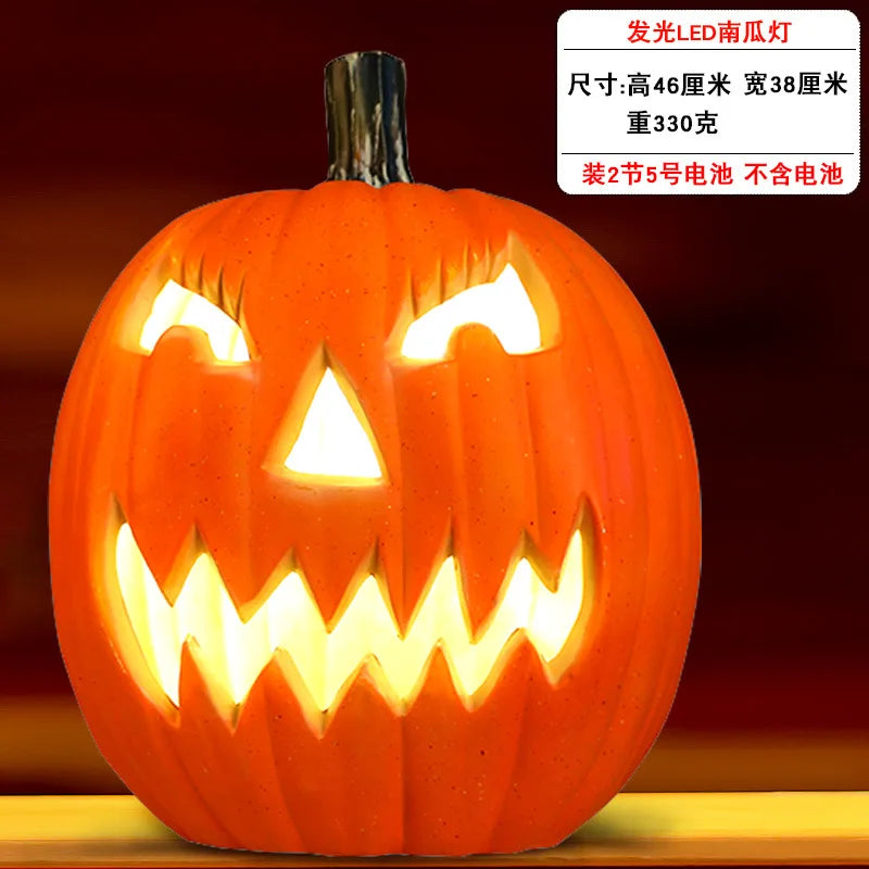 1Pc Decorative Pumpkin Halloween Props Lantern