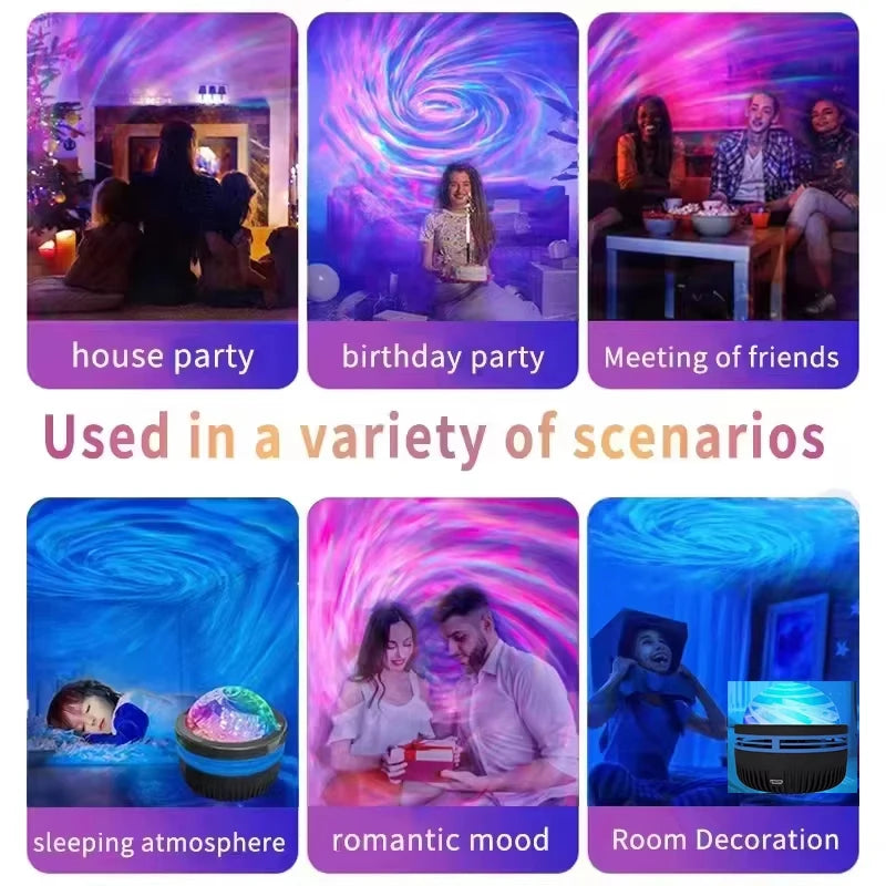 1pc Star Projector Galaxy Projector For Bedroom Night Light