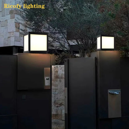 Solar Outdoor Light Waterproof Pillar Light Solar Energy Powered