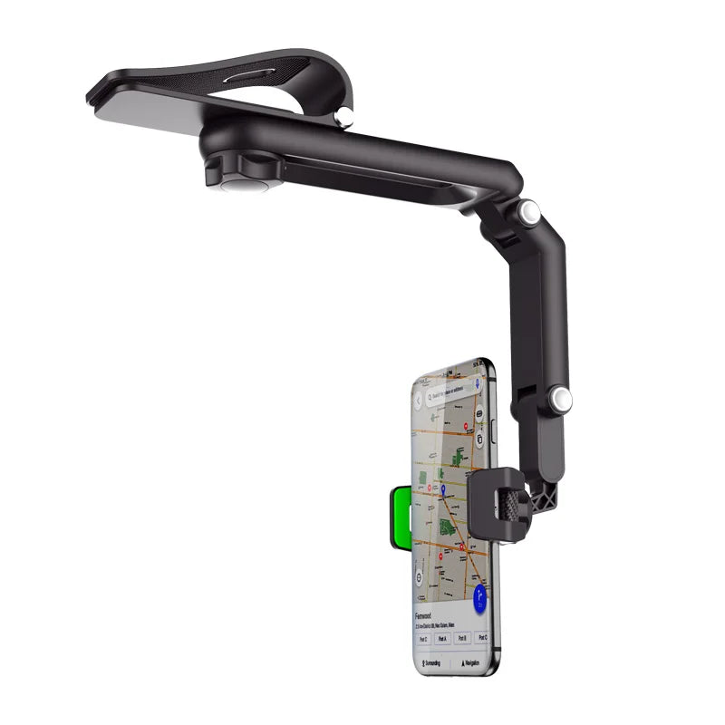 Sun Visor Phone Holder for Car Multifunctional 360° Rotating