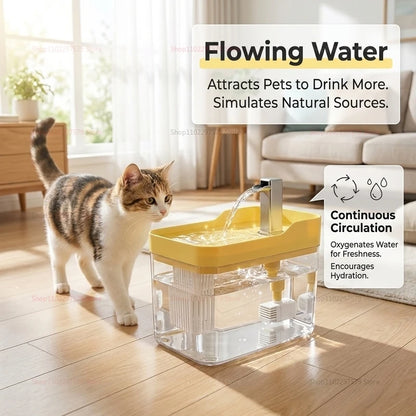 Cat Water Fountain Auto Filter USB Pet Drinking Dispenser