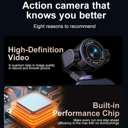 Lenovo 360° Handheld Chest Mount Action Cam 1080P HD