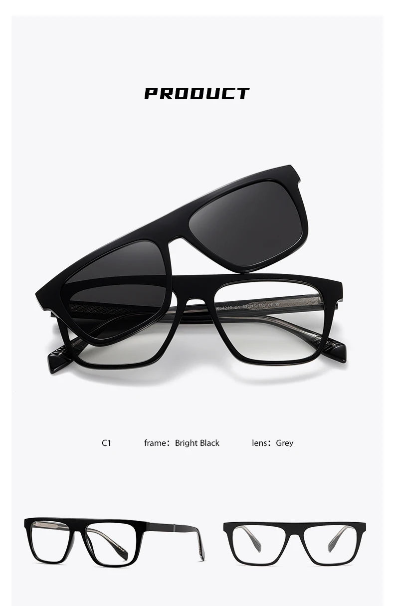 Men Optical Sunglasses TR90 Eyeglasses Frame Eyewear