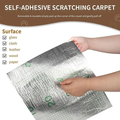 Self-Adhesive Cat Scratching Mat Trimmable Cat Carpet