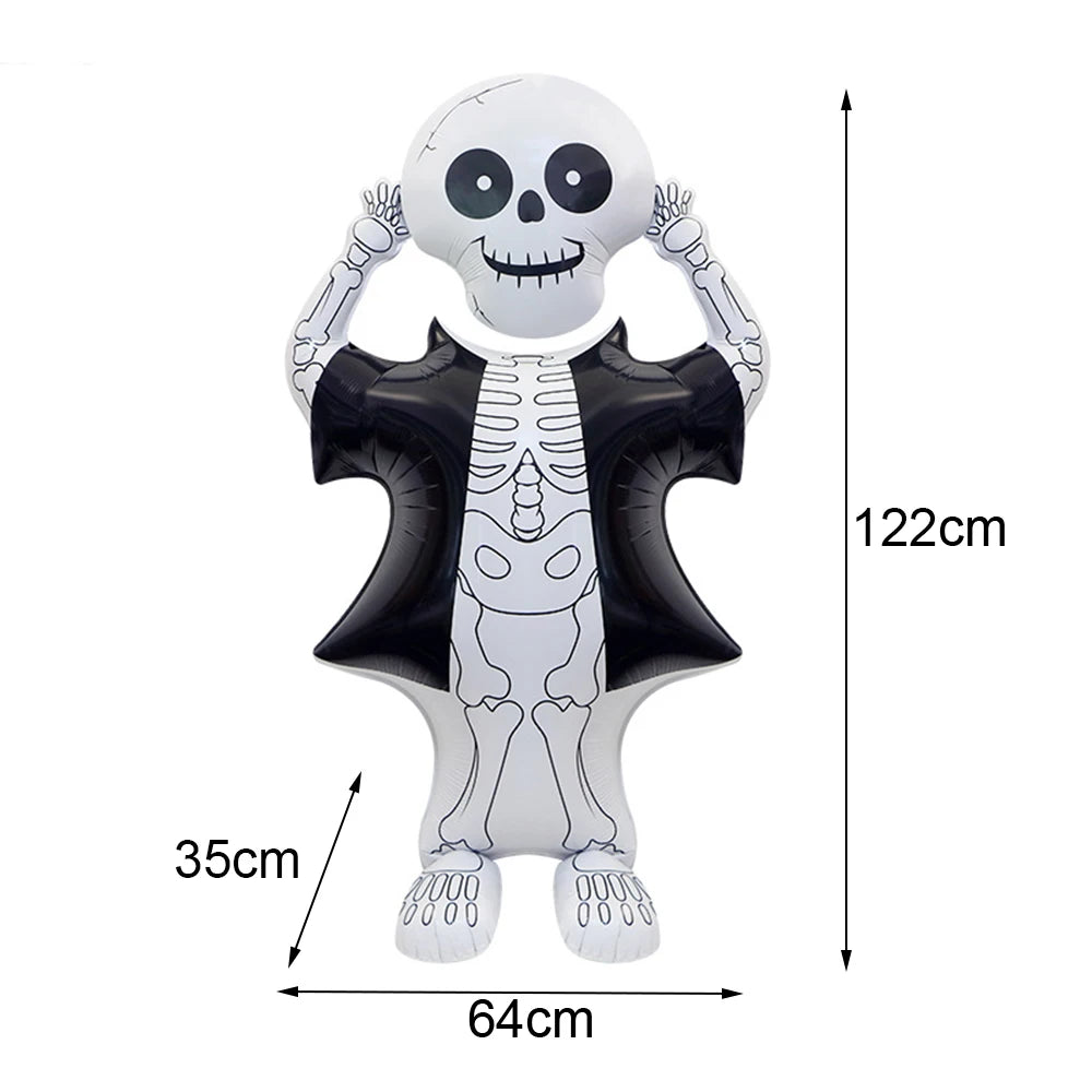 Large Halloween Standing Foil Balloons Haunted House Castle
