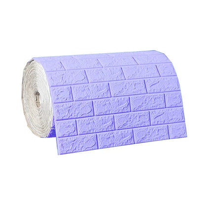 3D Self-Adhesive Wallpaper 70cm*1/5/10m Continuous Waterproof
