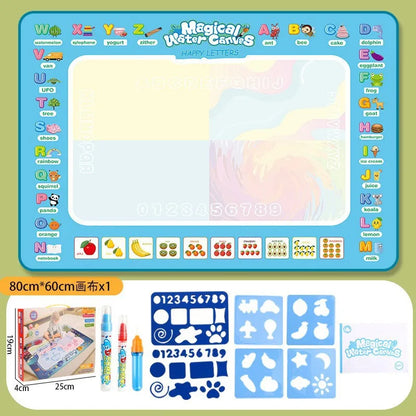 Magic Water Drawing Mat with Reusable Magic Pens