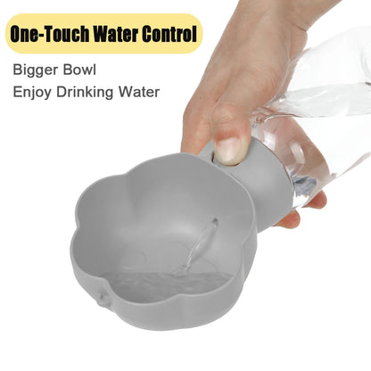 Large Dog Water Bottle For Small Big Dogs Portable Travel Feeder