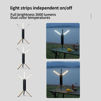 Telescopic Camping Light 15600mAh Rechargeable Lantern