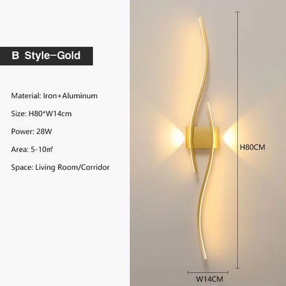 Indoor LED Wall Lights for Bedroom Bedside LED Wall Lamps