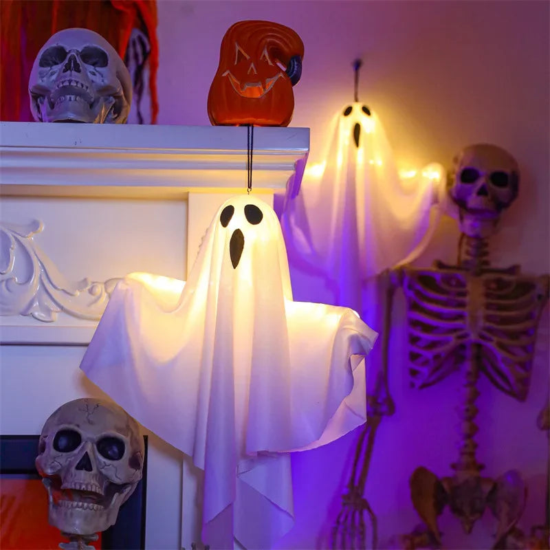 2026 LED Glow Ghost Party Halloween Decoration for Home Indoor Outdoor