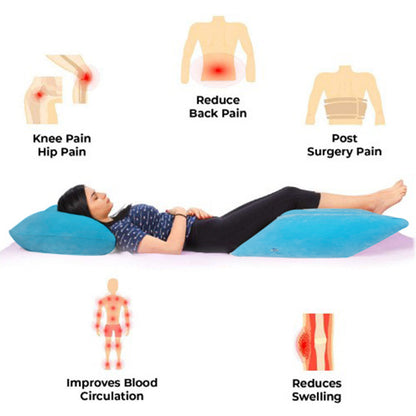 Inflatable Velvet Leg Pillow Plastic Camping Soft Inflatable