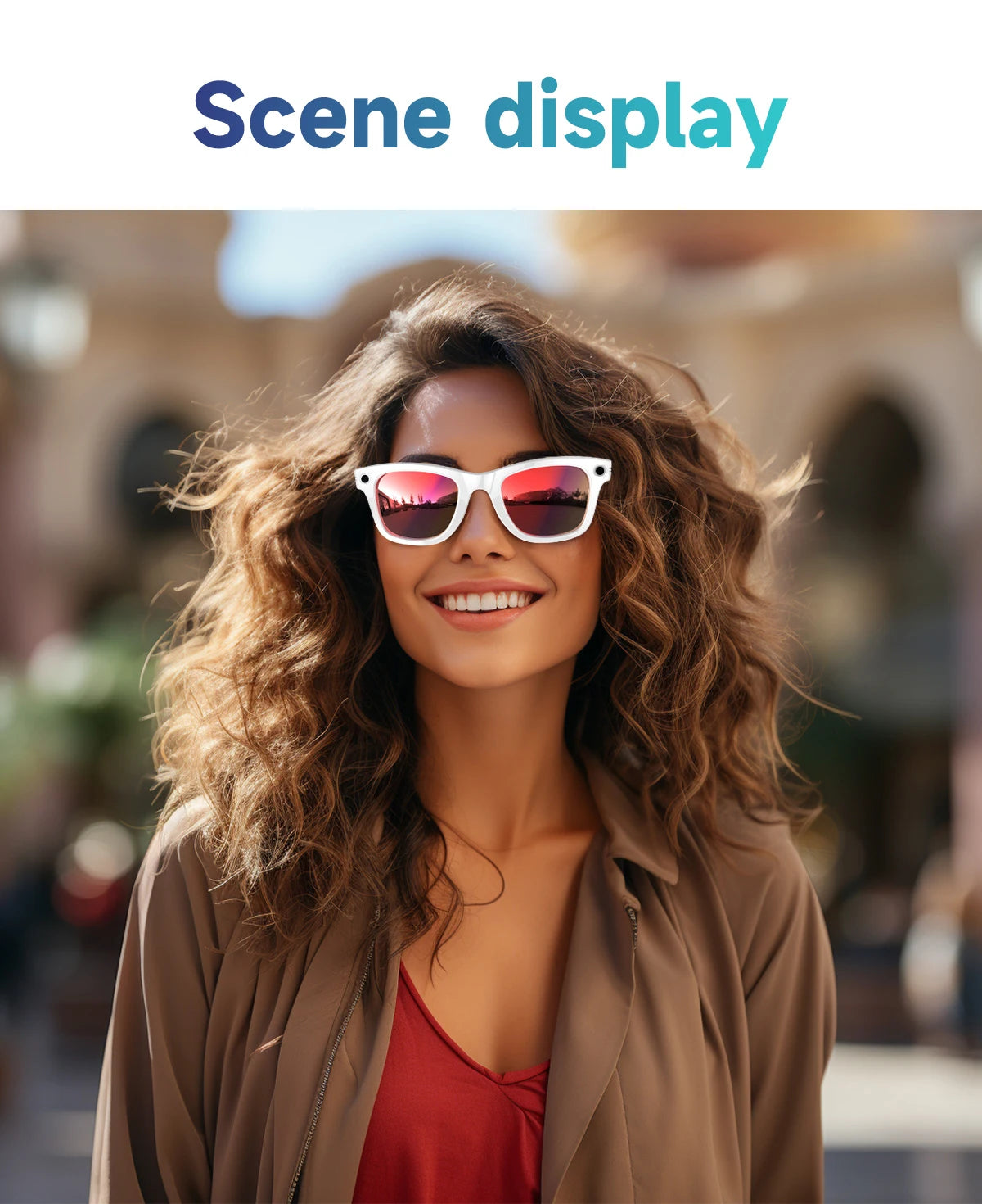 New Upgrade smart glasses With Camera Video Recording AI