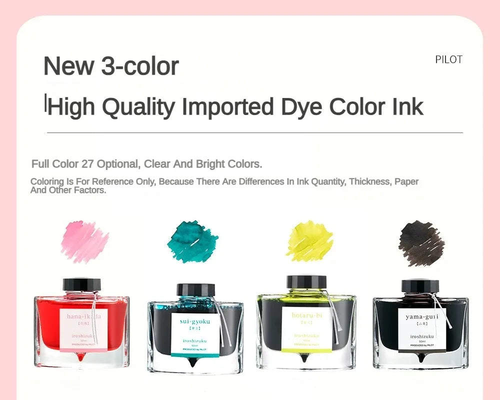 Pilot 25 Colors 15/50ml Colorful Fountain Pens Ink Various Colors