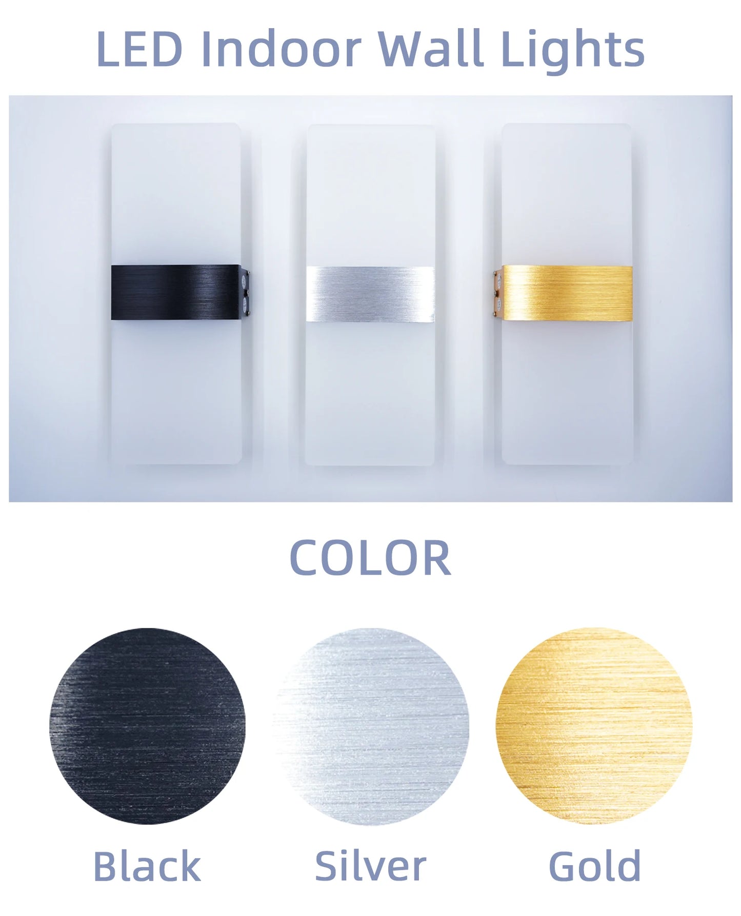 Modern Minimalist Wall Lamp, Indoor LED Wall Light