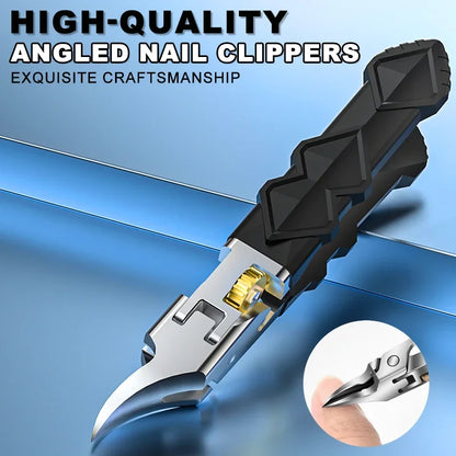 Nail clippers, ultra-sharp slanted nail clippers