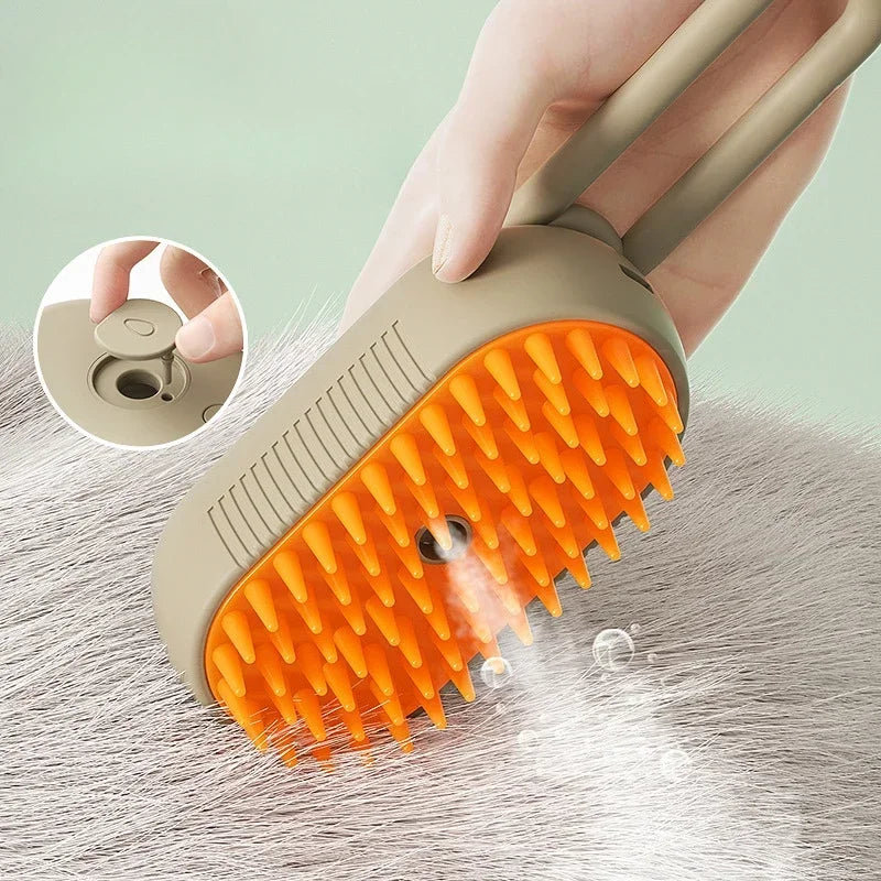 3 in 1 Pet Brush Cat Steam Brush Comb Dog Brush Electric Spray