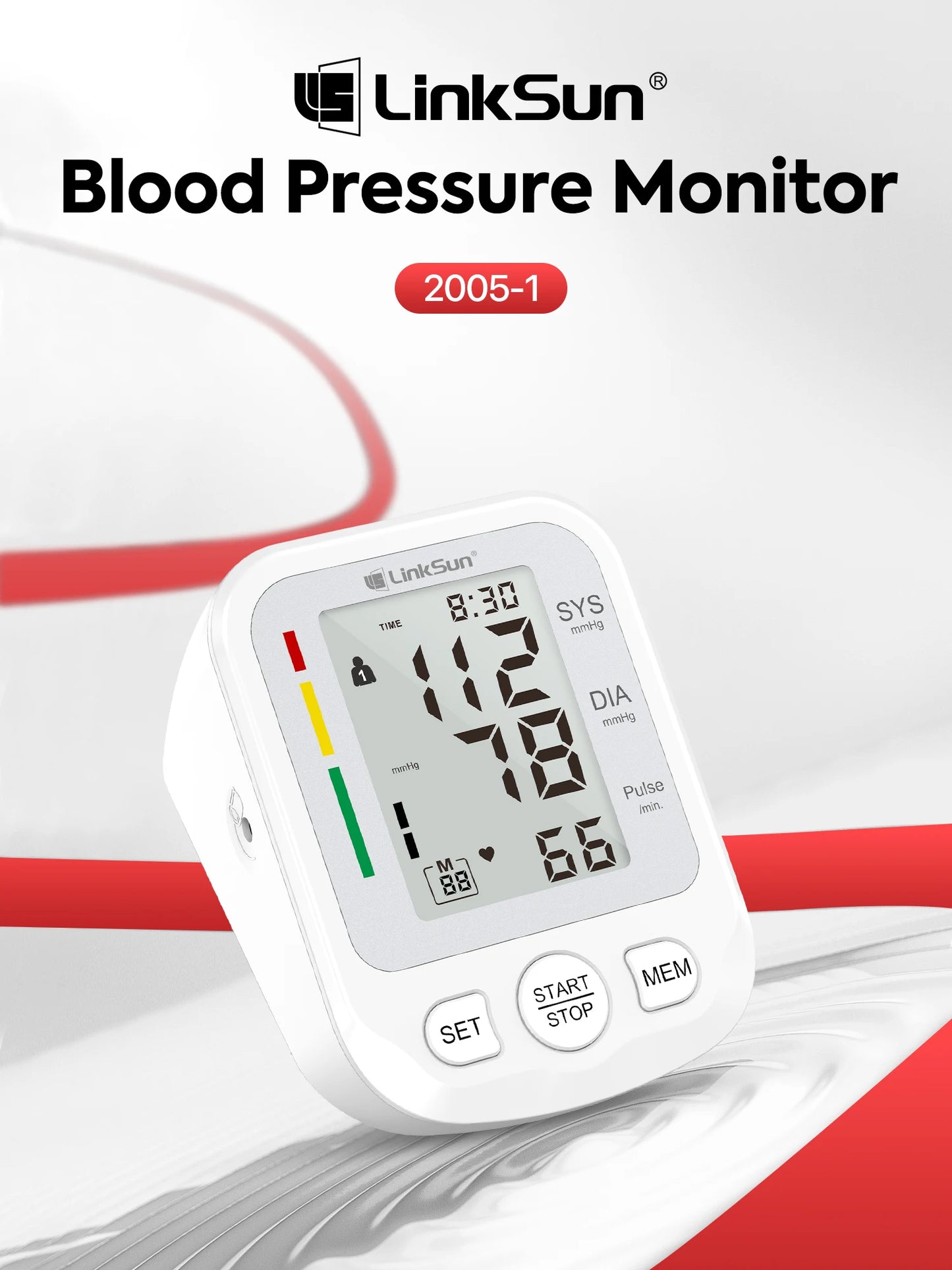 Blood Pressure Monitor Tensiometer Digital BP Measuring