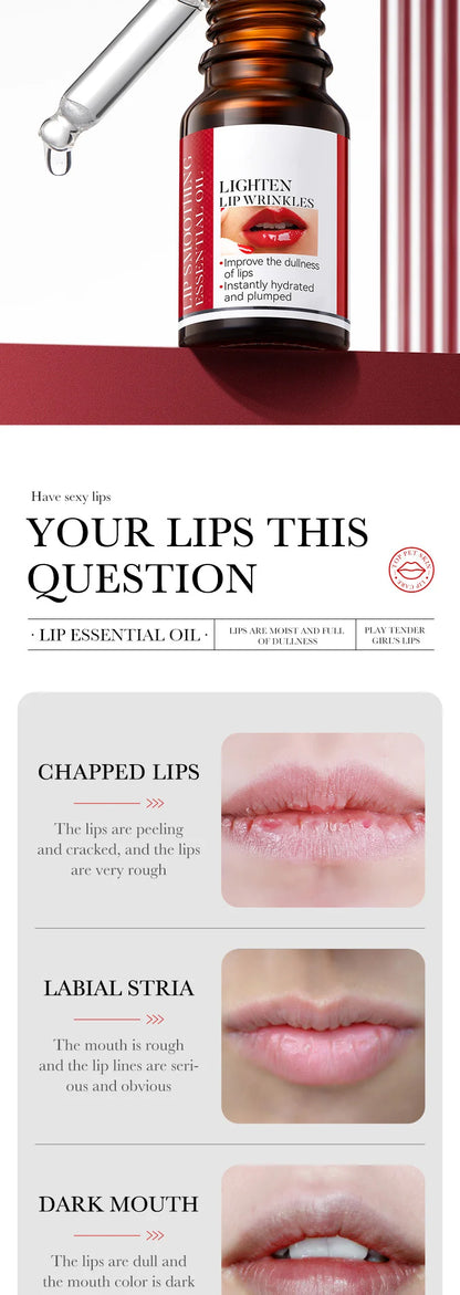 Lip Booster Plumping Serum Oil Hyaluronic Acid Moisturising