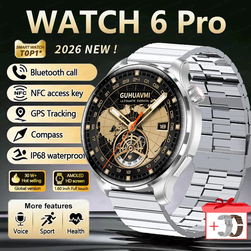 New GPS SmartWatch BluetoothCall IP68 Waterproof Men Women