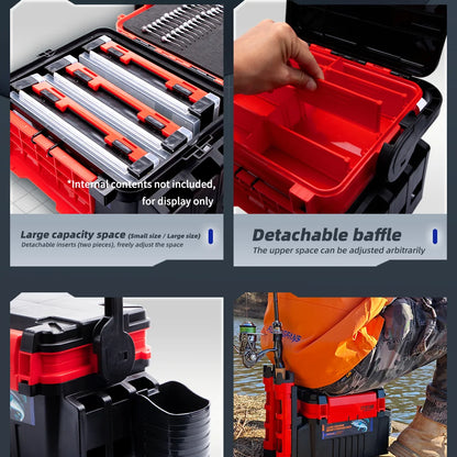 Fishingfans Fishing Box Organizer Multi-function Lure