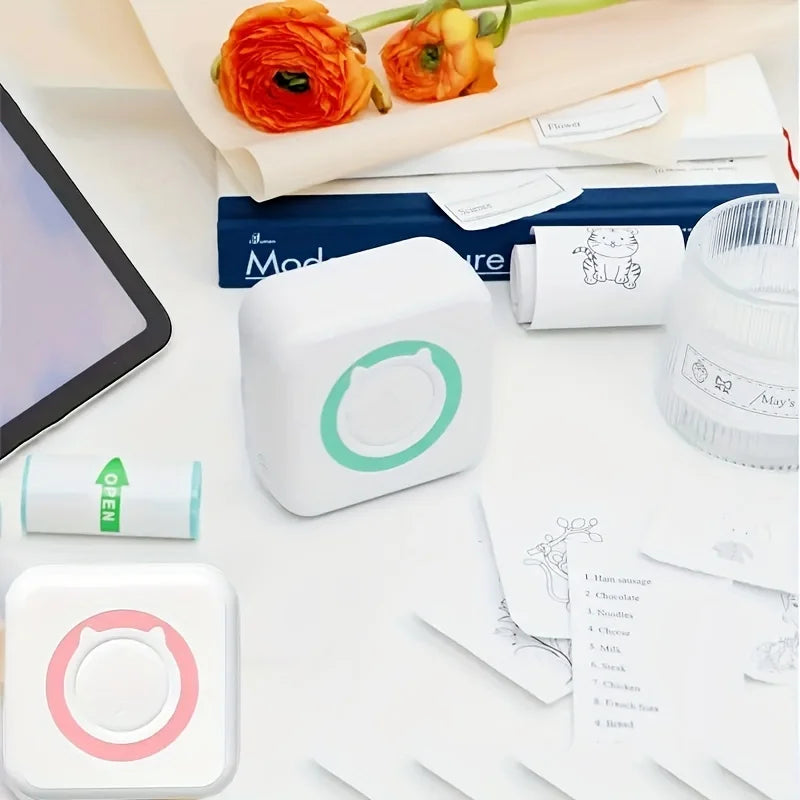 Portable Mini Label Printer for Home Office
