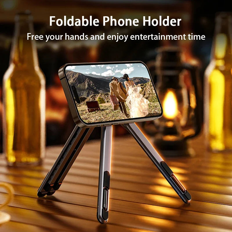 Foldable Magnetic Phone Holder Multi Form Adjustable Desktop Stand