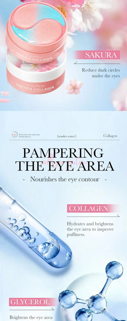 Sakura Collagen Eye Mask Anti Dark Circles Moisturizing