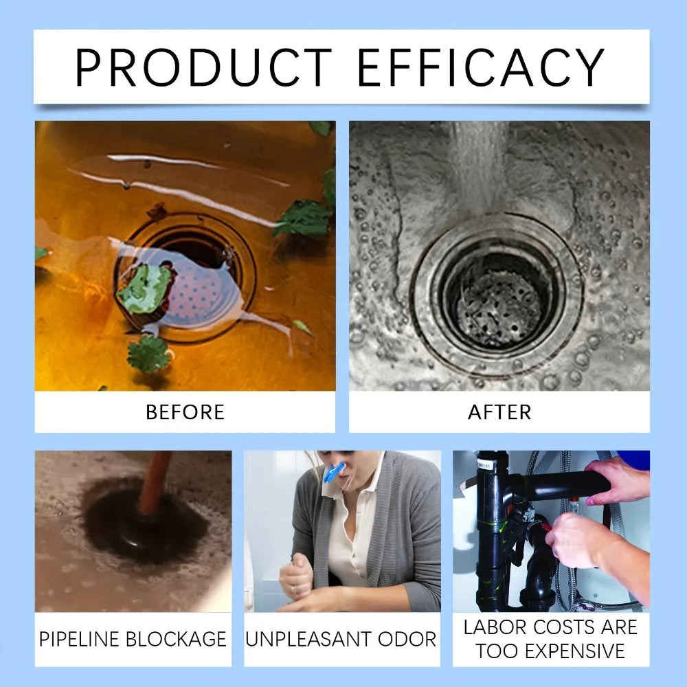 Powerful Pipe Dredging Agent Kitchen Dredge Deodorant Toilet