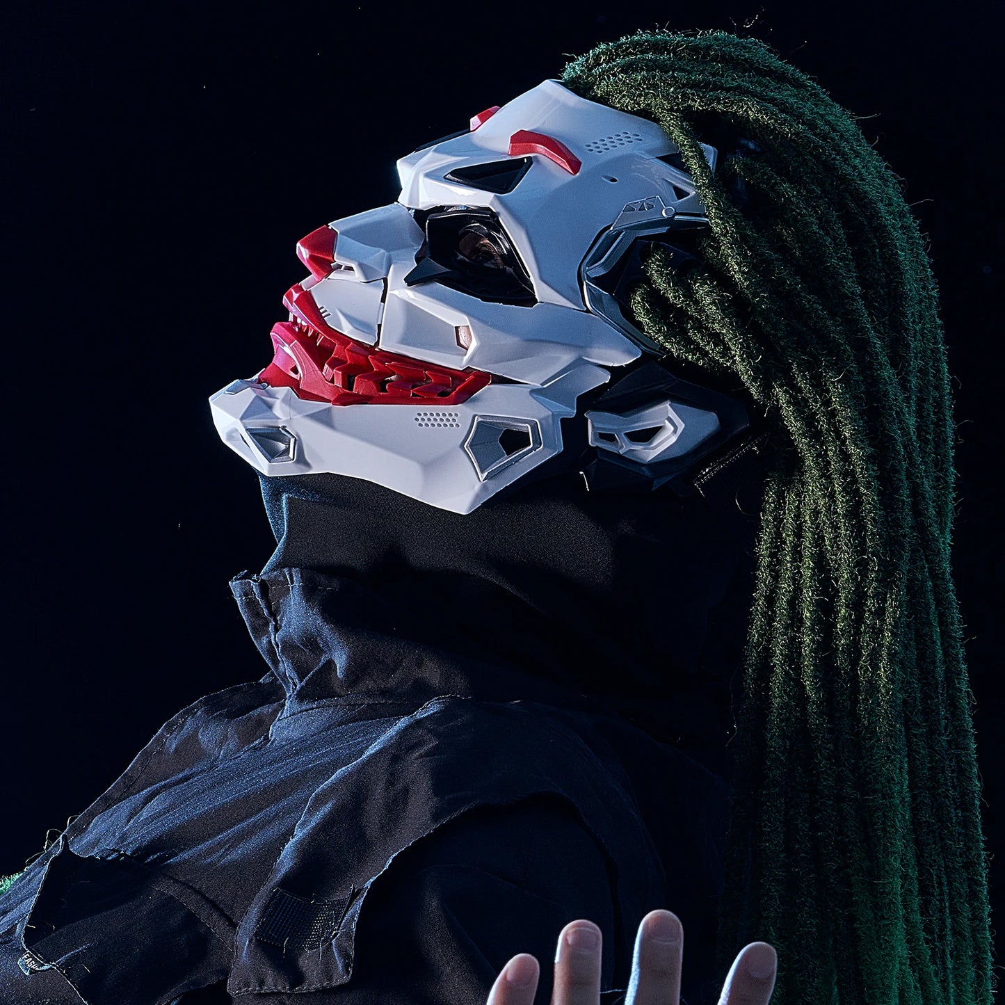 Cyberpunk Masks Braids 2d Cosplay Resin Custom