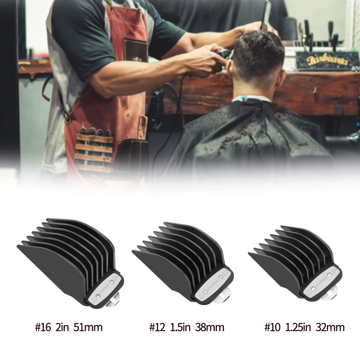 Yinke Large Limit Comb 32mm 38mm 51mm For Wahl Hair Clipper