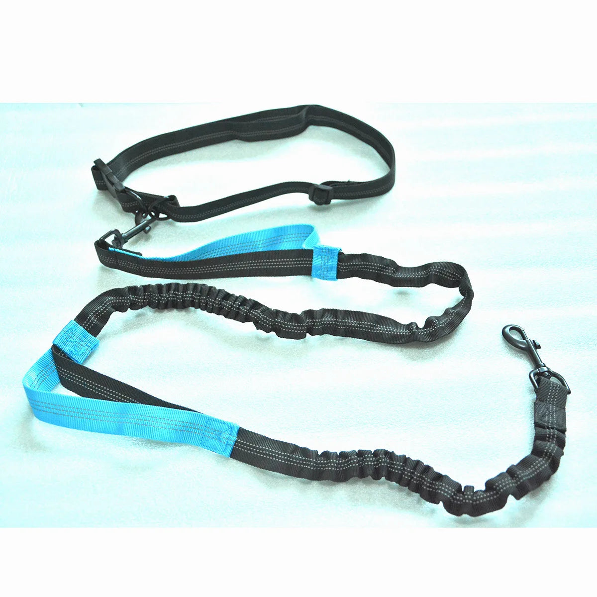 Double elastic reflective running leash portable