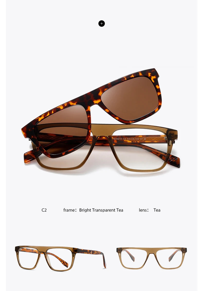 Men Optical Sunglasses TR90 Eyeglasses Frame Eyewear