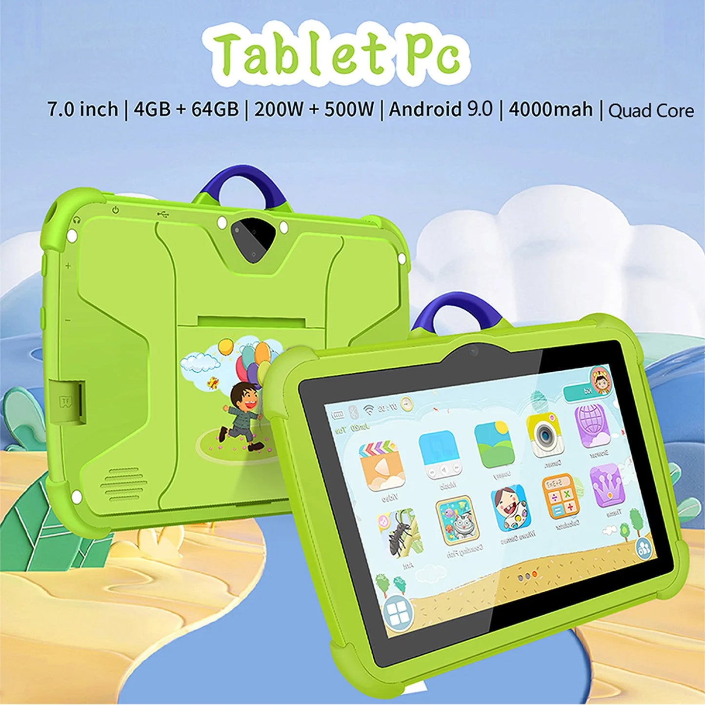 New 5G WiFi 7 Inch Google Tablet For Children Learning Education