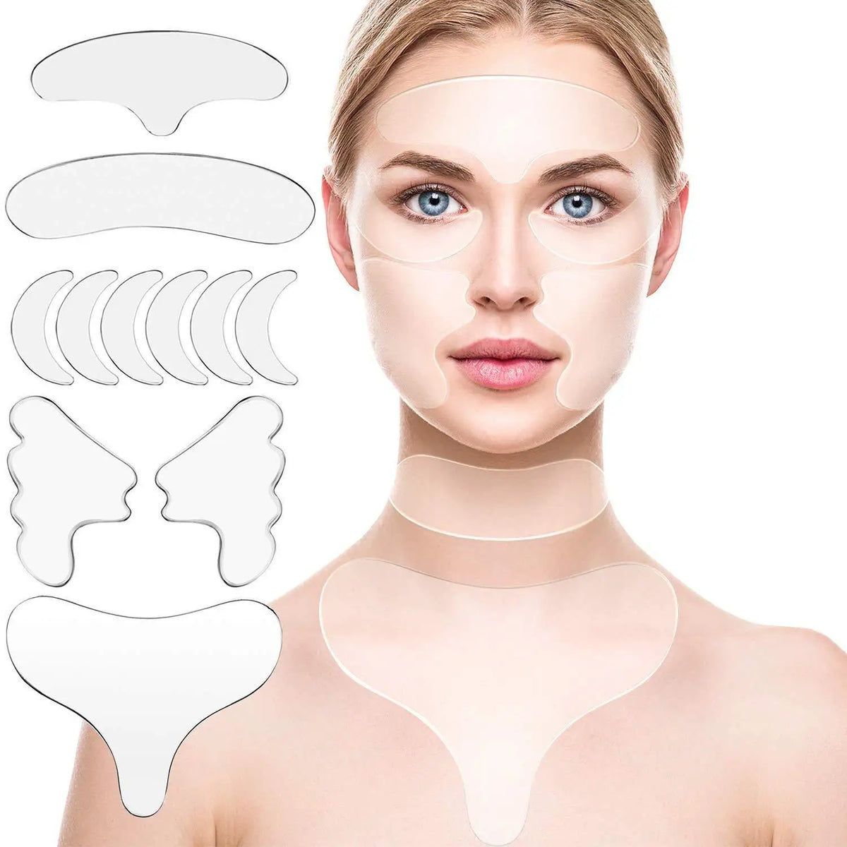 Reusable Silicone Patches Anti Rimpel Pad Silicone Wrinkle