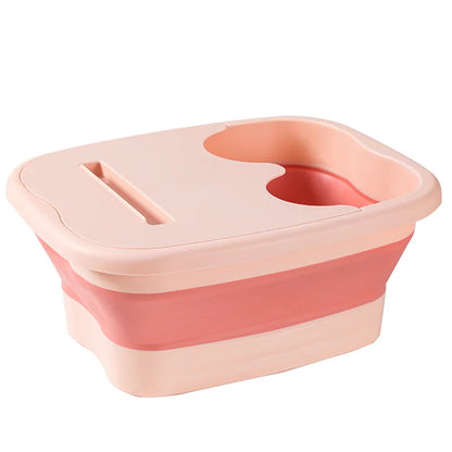 Foldable Footbath Massage Bucket Soaking Bucket Folding