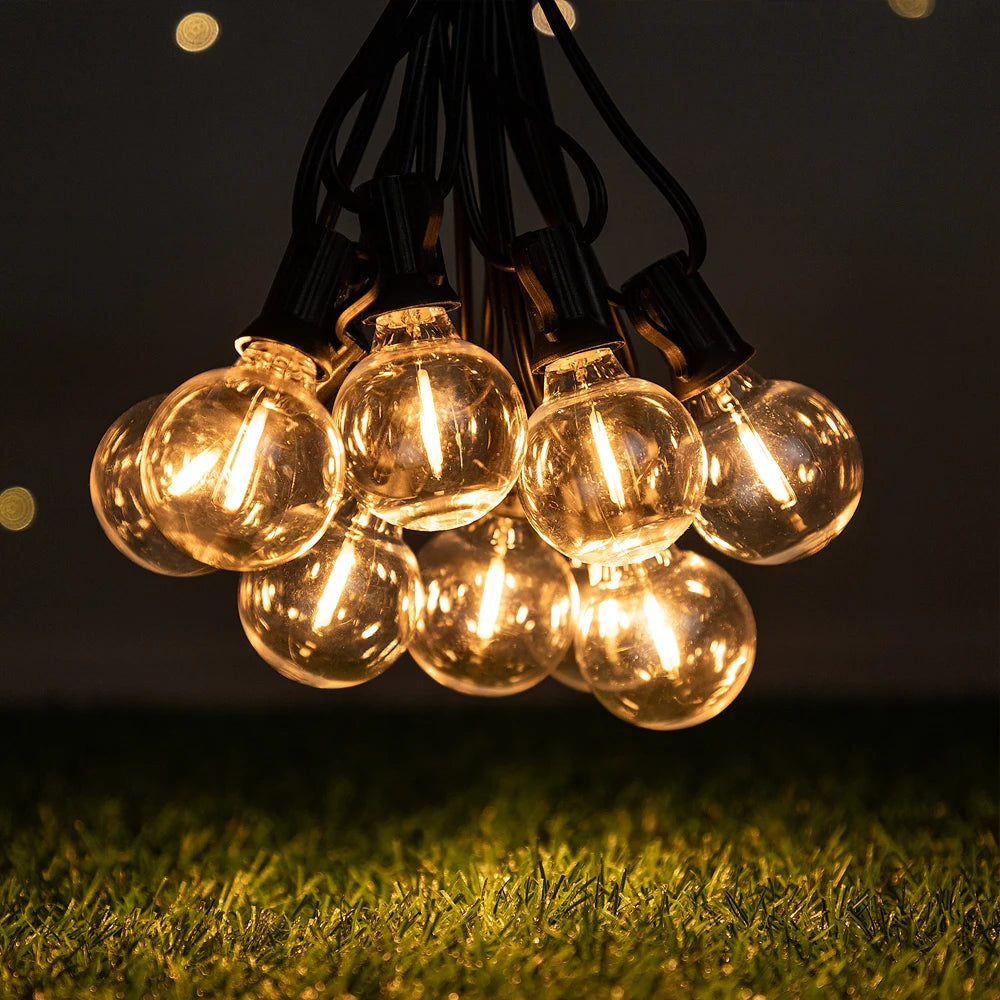 Shatterproof Outdoor Lights Garland Led G40 String Light