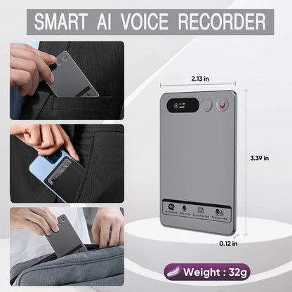 AI Voice Recorder 118 Languages ChatGPT-4  Transcribe