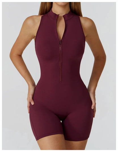 Scrunch Sports Overalls Gym Jumpsuit Women's Fitness