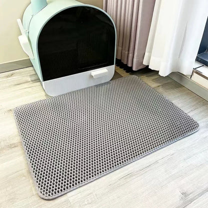 Large Cat Litter Mat Waterproof Double Layer Non Slip
