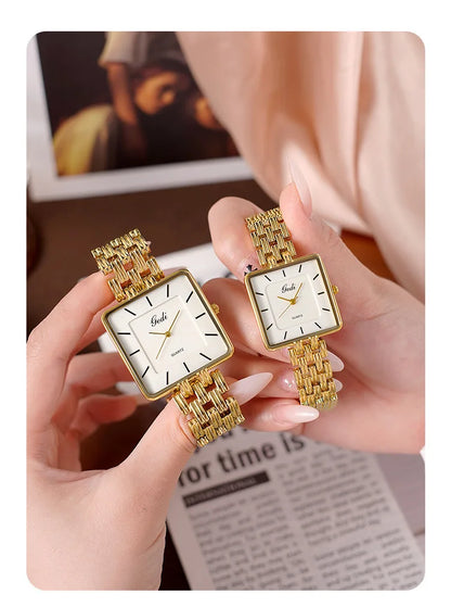 Men Watch Business Simple Square Couple Watches Waterproof