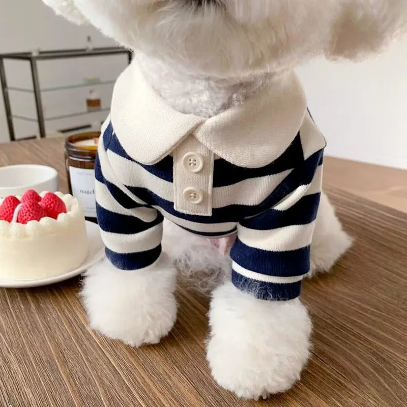 New Pet Polo Shirt Cool Clothes Soft Breathable Costumes