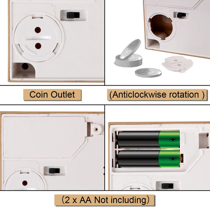 Cute Automated Panda Cat Steal Coin Bank Money Saving Box