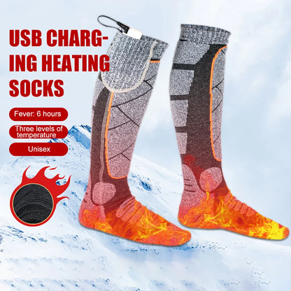 Electric Heated Socks 3Mode Adjustable Winter Warm Socks