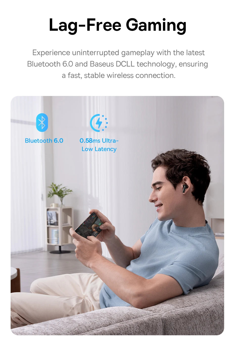 Baseus Bass BP1 Pro -50dB Noise Cancelling Wireless Earbuds