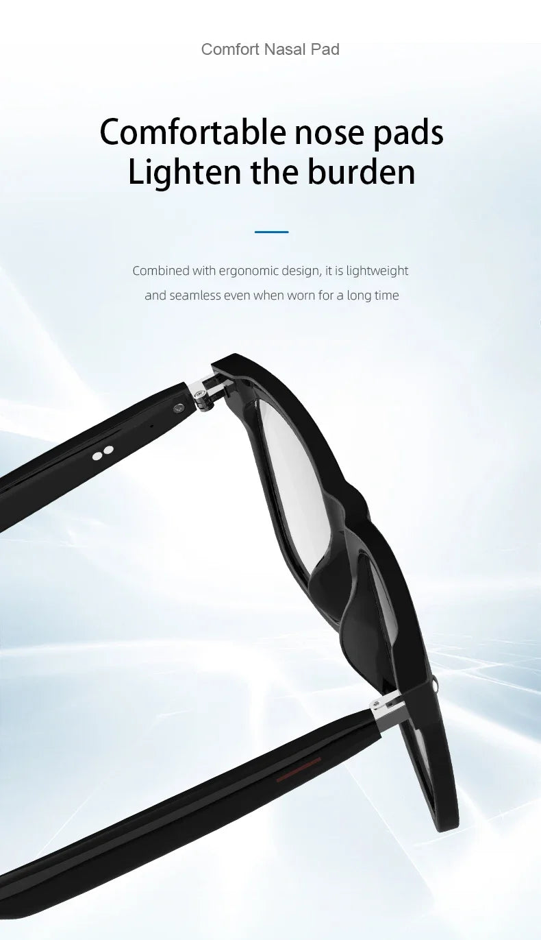Smart Glasses  Remote Shoot Bluetooth Sunglasses AI Voice